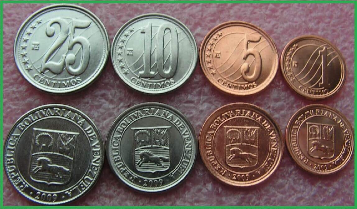Венесуэла 2009 г. Набор из 4 монет