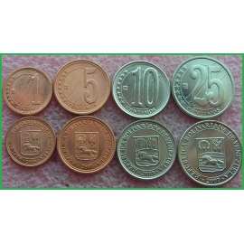 Венесуэла 2007-2009 г.г. Набор из 4 монет