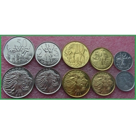 Эфиопия 2000-х г. Набор из 5 монет