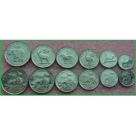 Эритрея 1997 г. Набор из 6 монет