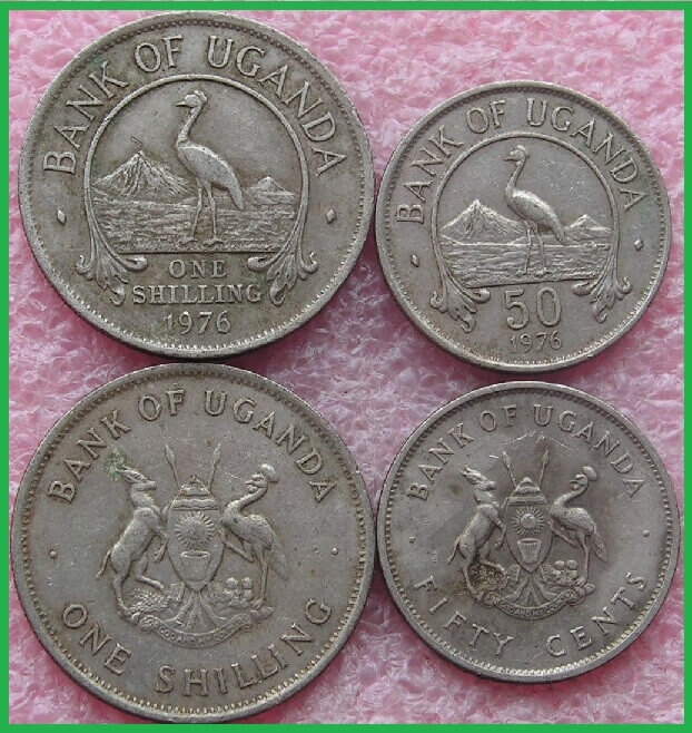 Уганда 1976 г. Набор из 2 монет