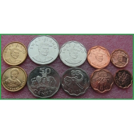 Свазиленд 2011 г. Набор из 5 монет