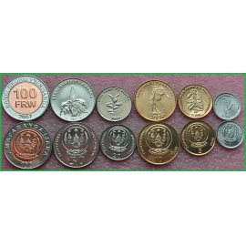 Руанда 2003-2011 г.г. Набор из 6 монет