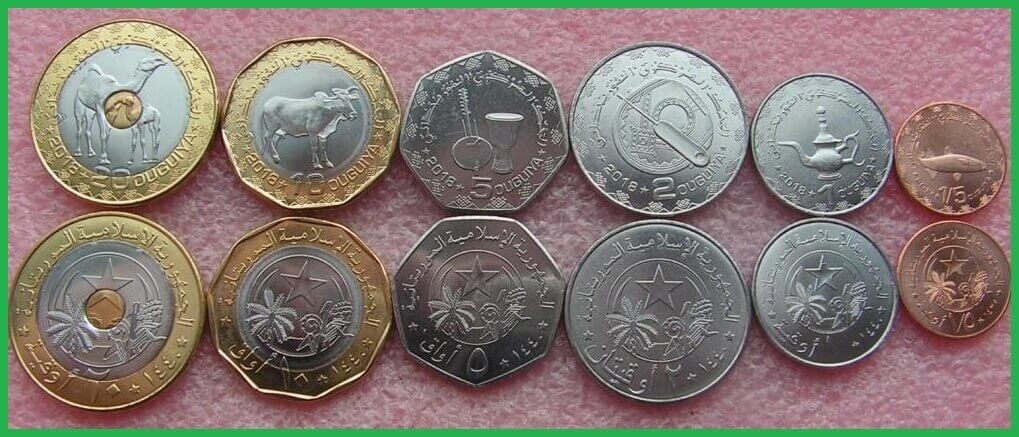 Мавритания 2017-2018 г.г. Набор из 6 монет