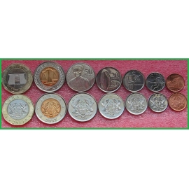 Гана 2007-2019 г.г. Набор из 7 монет