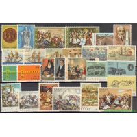 Греция 1971 г. Годовой комплект марок и блоков