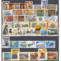 Греция 1977 г. Годовой комплект марок и блоков