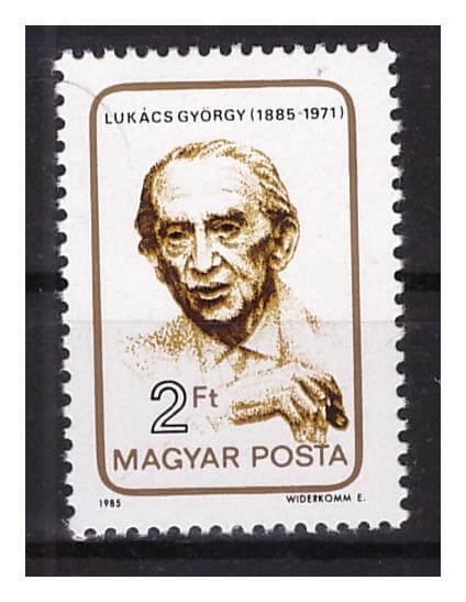 Венгрия 1985 г. № 3747. Дьёрдь Лукач, философ. 100 лет со дня рождения