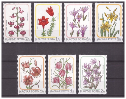 Венгрия 1985 г. № 3789-3794. Флора. Цветы. Серия
