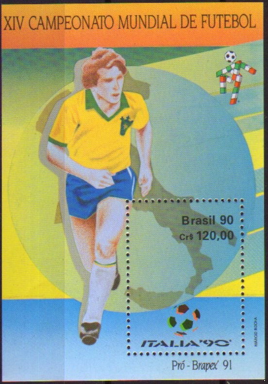 Бразилия Футбол ЧМ-90, блок
