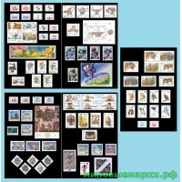 Россия 1993 г. Полный годовой комплект марок, блоков и МЛ, MNH(**)