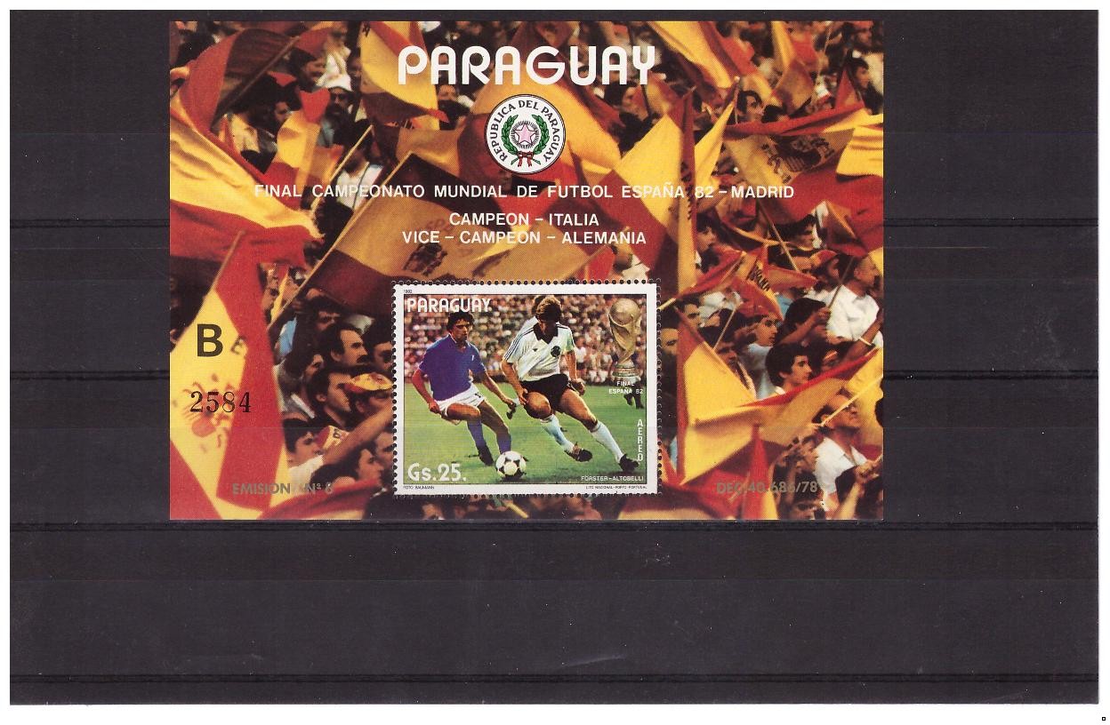 Парагвай Футбол ЧМ-82, блок