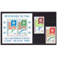 Мали 1980 г. Олимпиада-80 зимняя, серия+блок