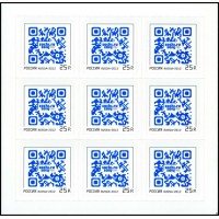 Россия 2012 г. № 1634 XXII Олимпийские зимние игры 2014 года в г.Сочи QR-код. МЛУФ