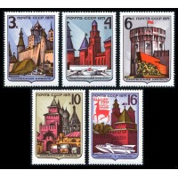СССР 1971 г. № 4030-4034 Историко-архитектурные памятники, серия 5 марок