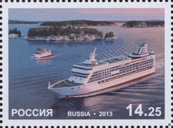 Кликните для увеличения изображения Россия 2013 г. № 1720 Пассажирские паромы