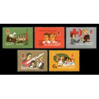 СССР 1962 г. № 2689-2693 Пионеры, серия 5 марок