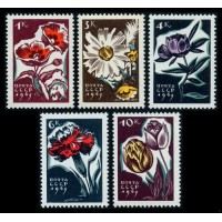 СССР 1965 г. № 3192-3196 Цветы, серия 5 марок
