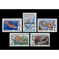 СССР 1966 г. № 3399-3403 Рыбы Байкала, серия 5 марок