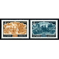 СССР 1966 г. № 3412-3413 Азербайджанская опера, серия 2 марки