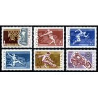 СССР 1967 г. № 3497-3502 Спорт, серия 6 марок.