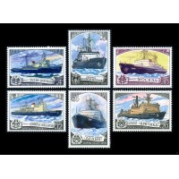 СССР 1978 г. № 4925-4930 Отечественный ледокольный флот, серия 6 марок.