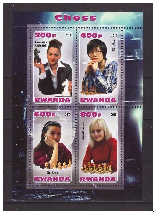 Руанда 2013 г. Спорт Шахматы, блок
